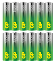 GP ALKALINE AA LR6 SUPER G-TECH 12P