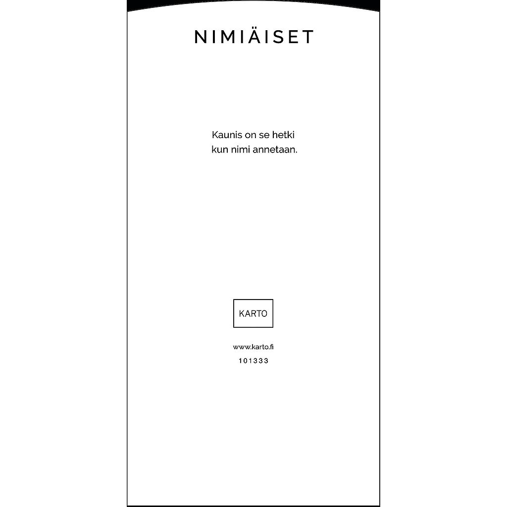 1-lok riviopaste Nimiäiset