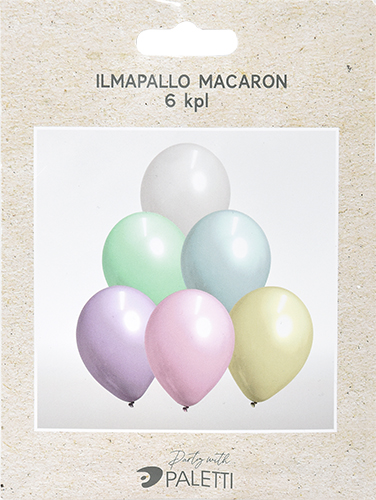 Ilmapallo MACARON 6kpl