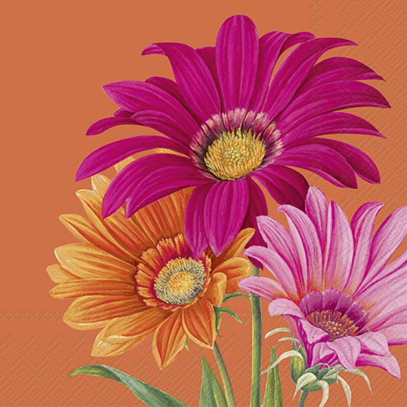 JOYFUL GERBERA orange 33cm