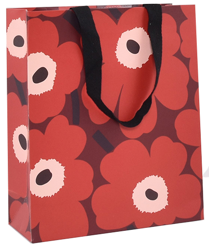 Lahjakassi M/E Marimekko Unikko punainen