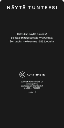 1-lok riviopaste Näytä tunteesi