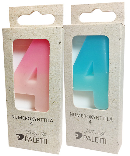 Numerokynttilä 4