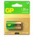 GP ALKALINE D LR20 ULTRA  G-TECH 2P