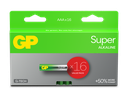 GP ALKALINE AAA LR03 SUPER G-TECH 16P