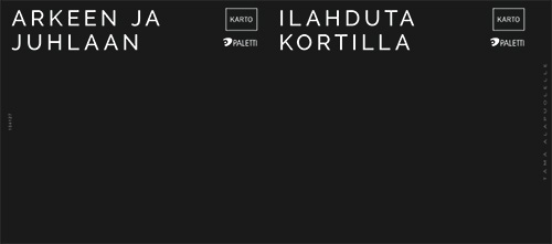 Hyrrähattu Arkeen ja juhlaan-Ilahduta kortilla