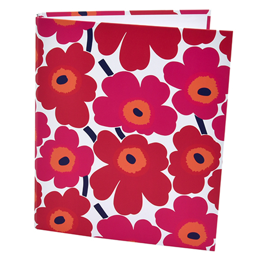 Rengaskansio 4 cm Marimekko Unikko punainen