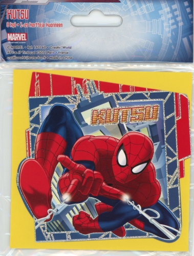 1-os Disney kutsu Spiderman 8kpl