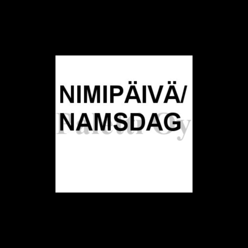 1-lok riviopaste nimipäivä-namnsdag