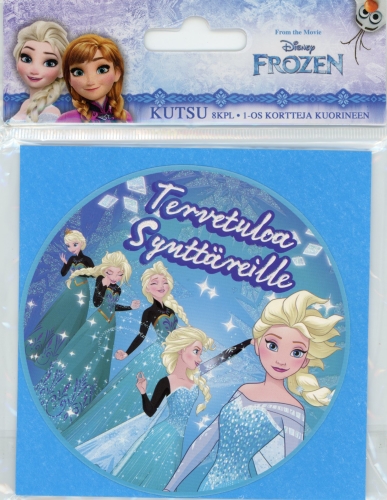 1-os kutsu Disney Frozen 8 kpl