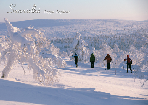 1-os kortti Saariselkä talvi 