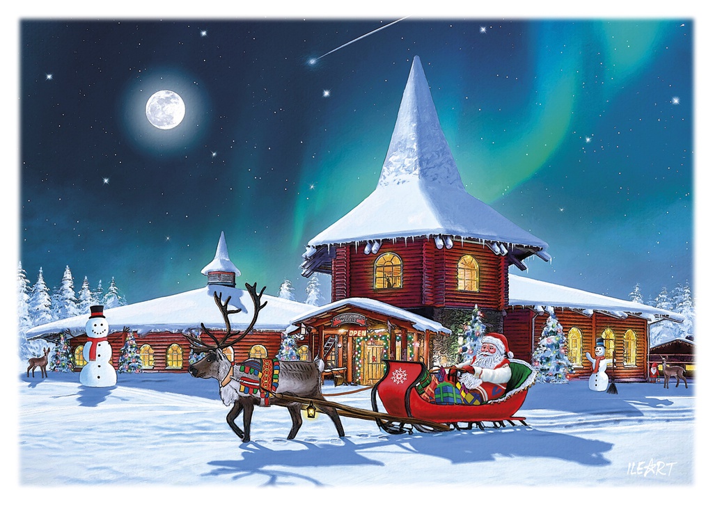 1-os joulu Ileart Christmas House Rovaniemi