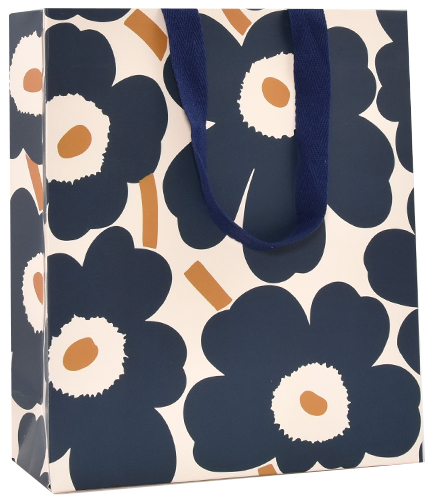 Lahjakassi M/E Marimekko Unikko musta/beige