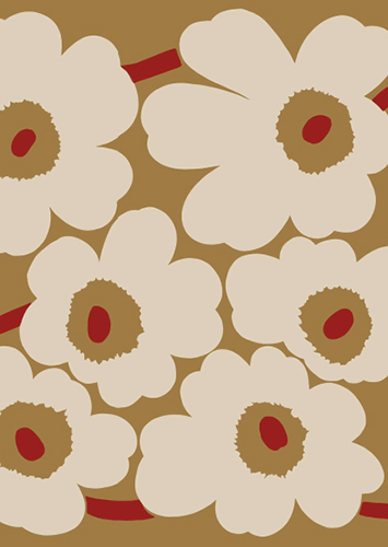 1-os Marimekko Unikko beige-pun