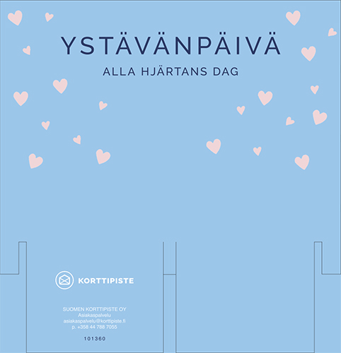 2-lok riviopaste Ystävänpäivä Alla hjärtans dag