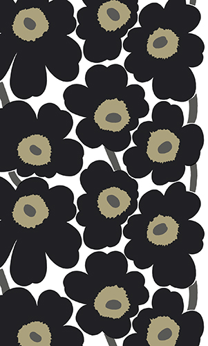 2-os Marimekko Unikko musta