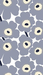 [4904399] 2-os Marimekko Unikko harmaa