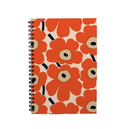 [12126] Kierrevihko A5/40L Marimekko Unikko oranssi