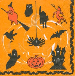 [316346] Lautasliina Halloween C25x25