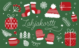 [344622] Lahjakorttipakkaus joulu 