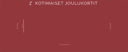 [101421] 5-lok riviopaste joulu kotimaiset joulukortit avainlippu FI SE