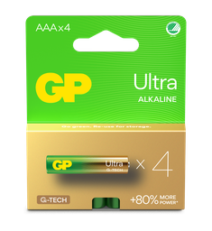 [GP151432] GP ALKALINE AAA LR03 ULTRA G-TECH 4P