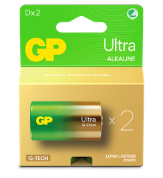 [GP151436] GP ALKALINE D LR20 ULTRA  G-TECH 2P