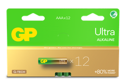 [GP151447] GP ALKALINE AAA LR03 ULTRA G-TECH 12P