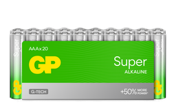 [GP151440] GP ALKALINE AAA LR03 SUPER G-TECH 20P