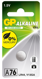 [GP102002] GP ALKALINE NAPPIPARISTO 76A-C1 / LR44 / LR1154 / AG13 1P