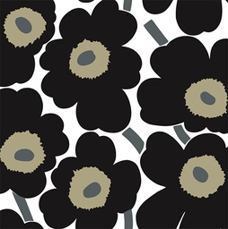 [3306037] Pakettikortti Unikko musta Marimekko