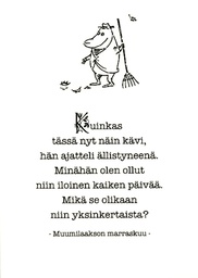 [4760534] 1-os Muumikortti tekstillä