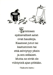 [4760540] 1-os Muumikortti tekstillä