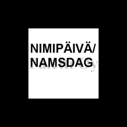 [M00424] 1-lok riviopaste nimipäivä-namnsdag