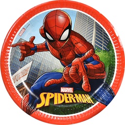 [93863] Lautanen 23cm Spiderman 8kpl