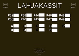 [104098] Hyrräopaste lahjakassit P32-P49 A-H P blanco