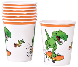 [KD01OG036301] Kartonkimuki 25cl Crazy Dino 8kpl