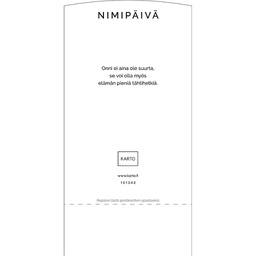 [101343] 1-lok Nimipäivä riviopaste